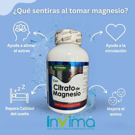 Magnesio Vital- Citrato de magnesio