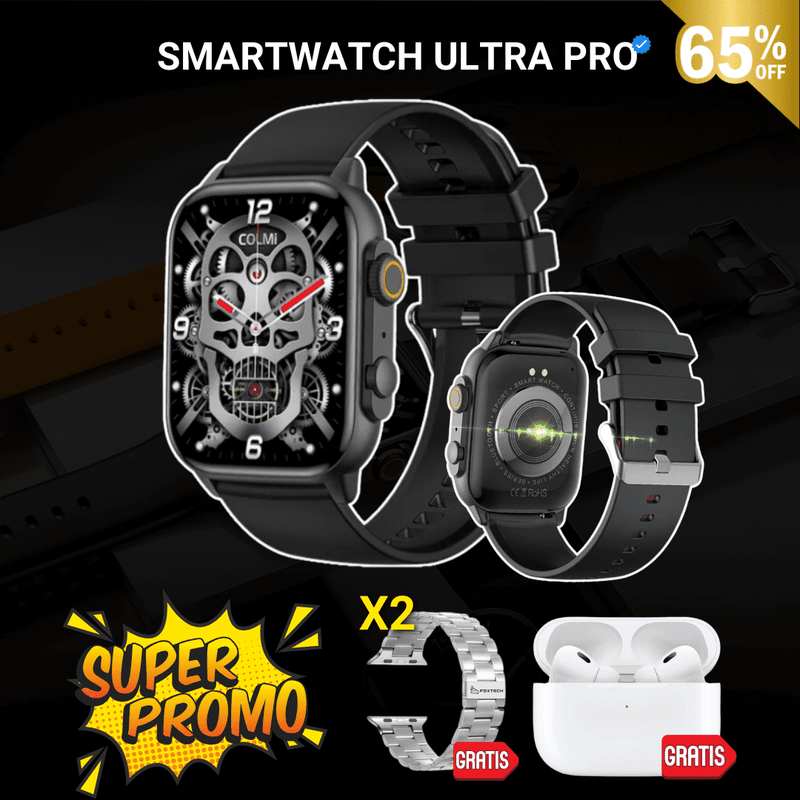 SMARTWATCH ULTRA PRO®️ 2 Correas metálicas + AirPod pro GRATIS