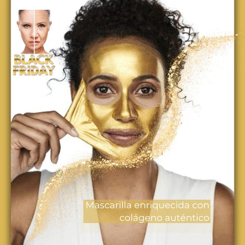 GoldenGlow™ | 2X1 Mascarilla Facial de colágeno con Oro ✨