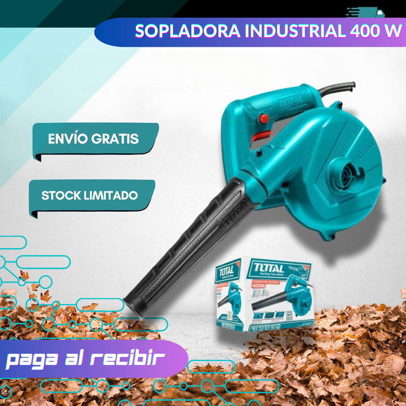 Sopladora Electric 400w: Limpieza rápida y eficiente, sin esfuerzo.