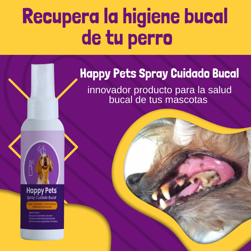 Spray Enjuegue Bucal para Mascotas🔥Apto para perros y gatos de cualquier edad